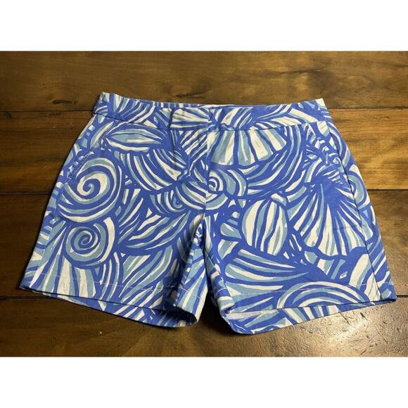 Vineyard Vines Women's Size 8 Nautilus Shell Printed Every Day Shorts 3" - Picture 1 of 8